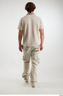 Lyle  1 back view beige cargo pants beige polo…